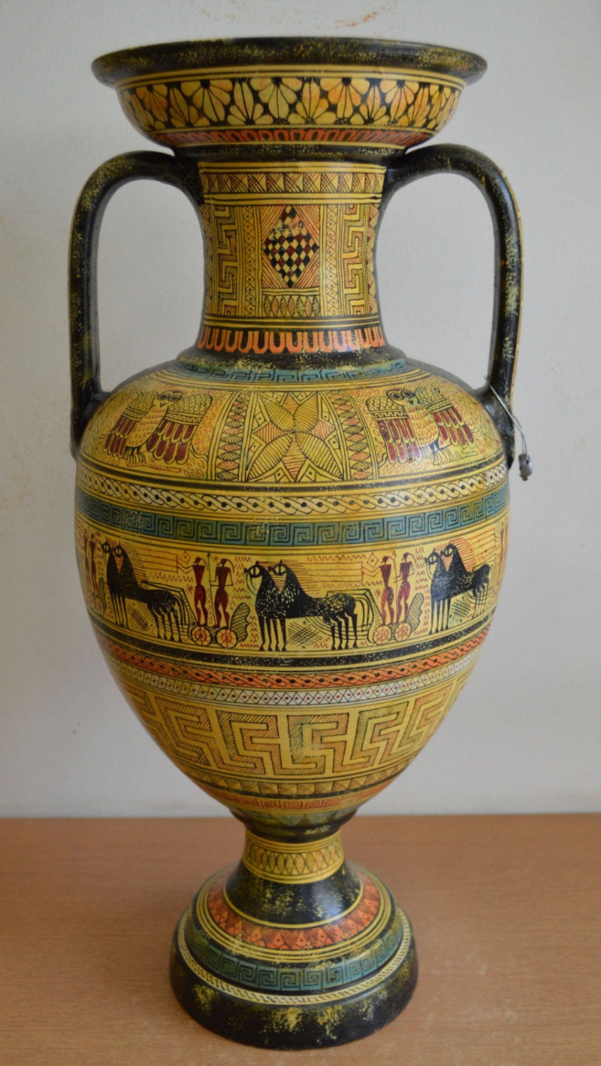 Geometric Period Amphora Vase Ancient Greece By AncientGreekArt