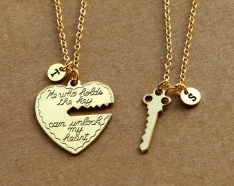 Friendship Necklace Cheese Necklace Best Friends Necklace