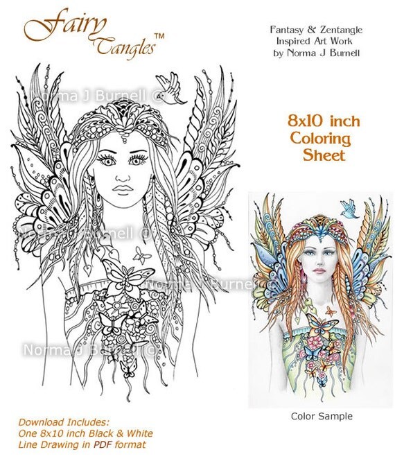 Adult coloring page
