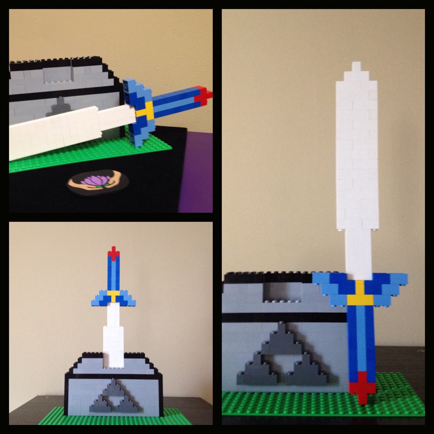 Items Similar To Custom Lego Zelda Master Sword And Base On Etsy