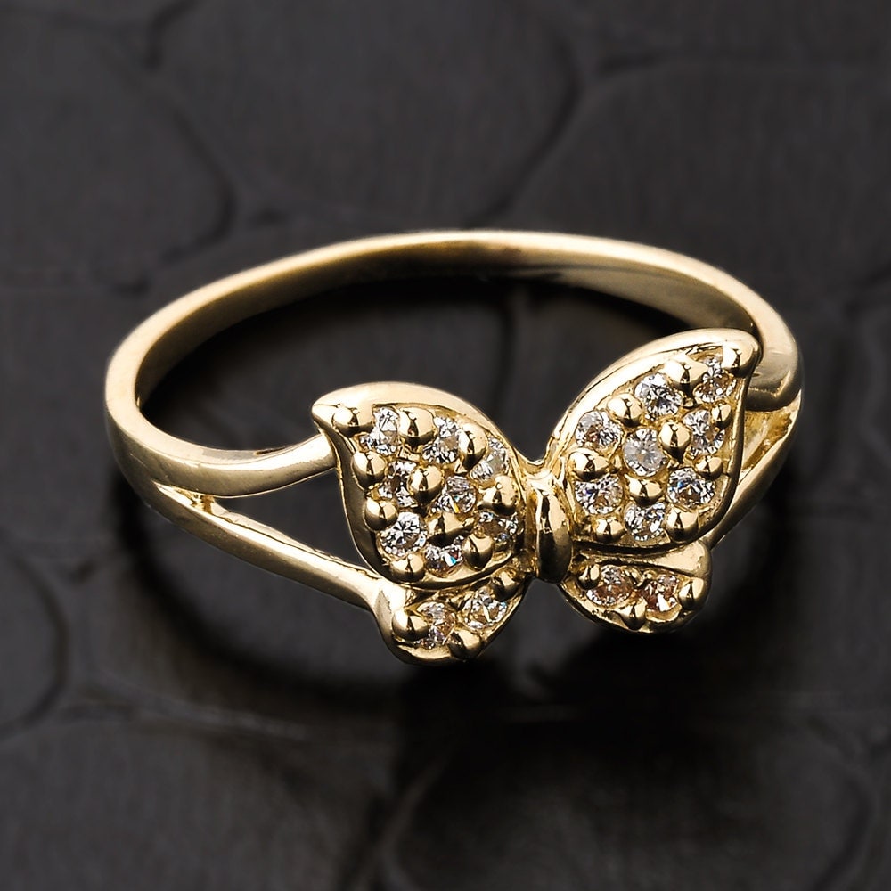 Butterfly Ring Gold Butterfly Ring Butterfly Jewelry