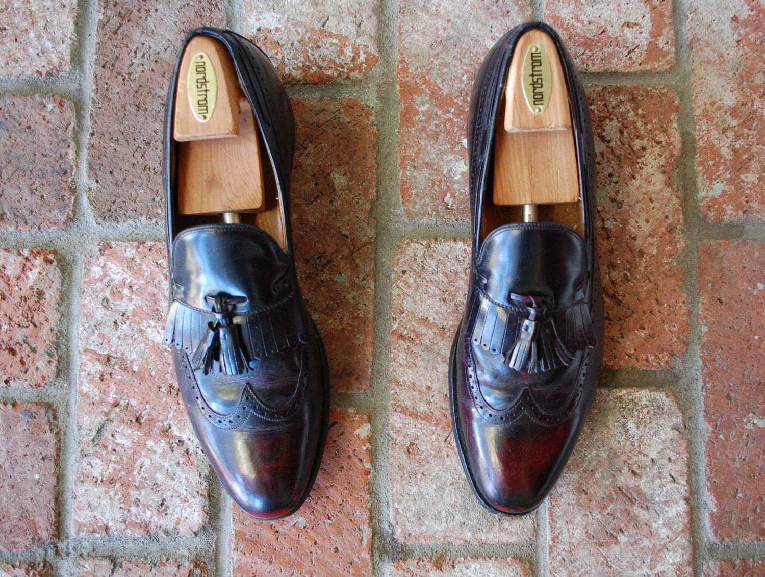Vintage Mens Size 12 Johnston and Murphy Aristocraft Leather Loafer ...
