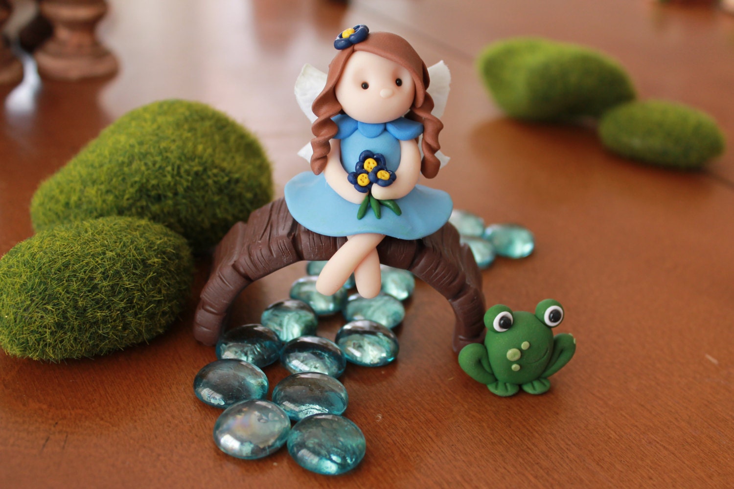 Polymer Clay Fairy Clay Fairy Fairy Garden Accessory Miniature