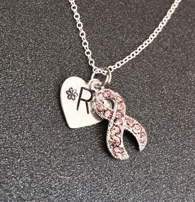 Breast Cancer Jewelry Cancer Awareness Necklace Survivor