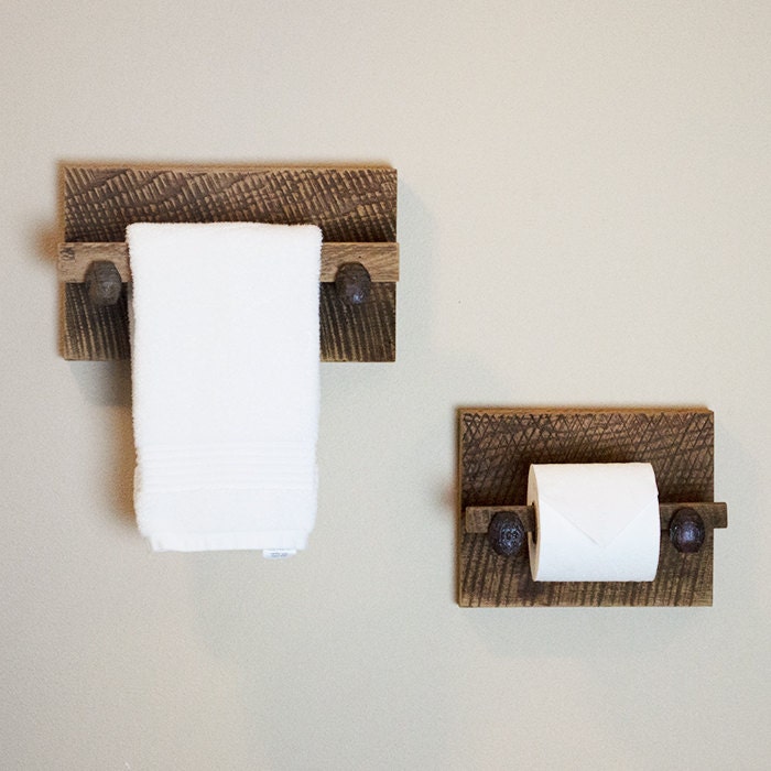 Barn Wood Toilet Paper Holder Rustic Toilet By TumbleweedCabin