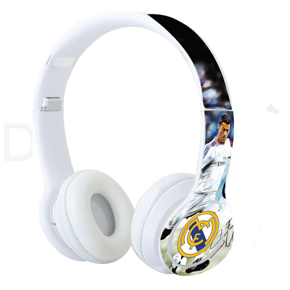 Cristiano Ronaldo Headphones 2017 by SKCreative on Etsy