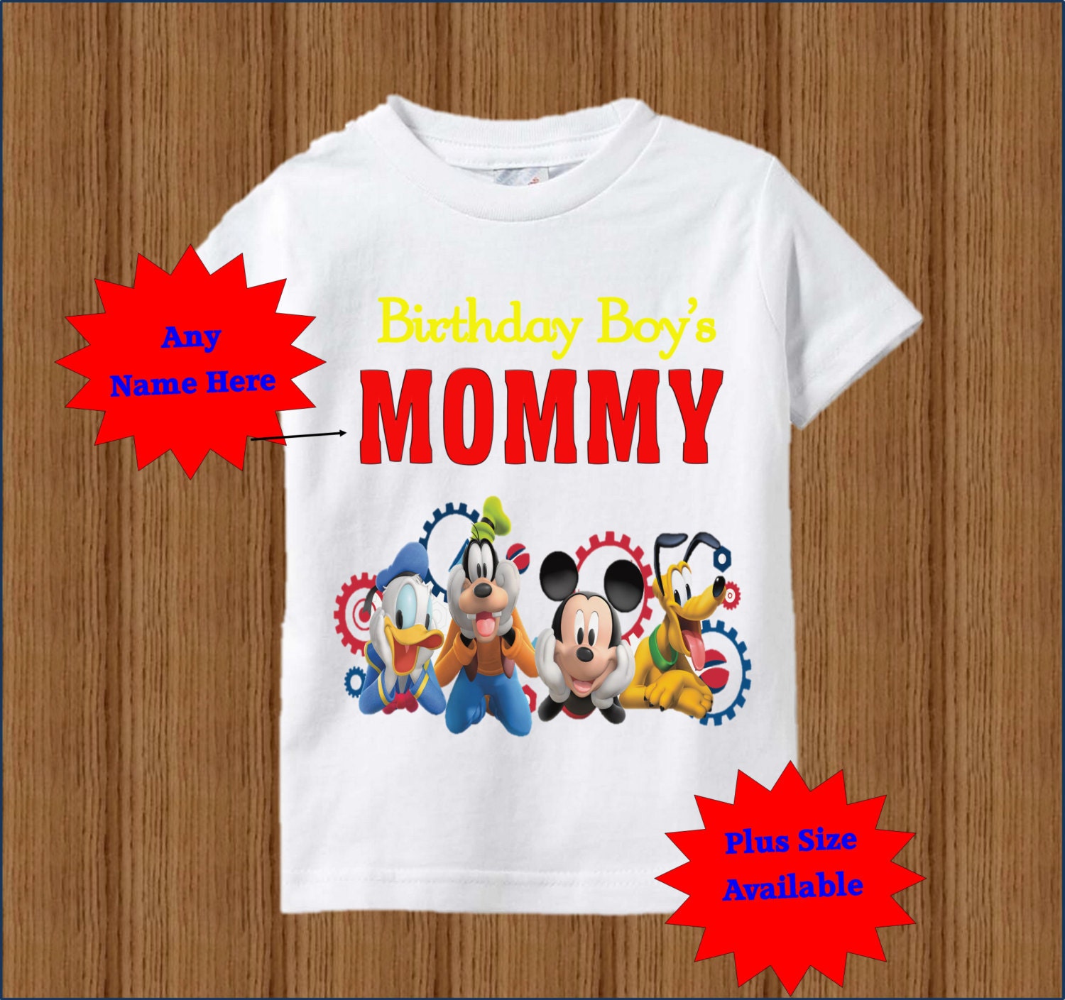 Mickey mouse clubhouse shirts for adults