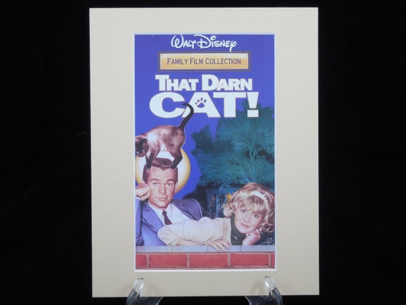 That Darn Cat Disney X Authentic Vhs Cover By Sincitydisplays