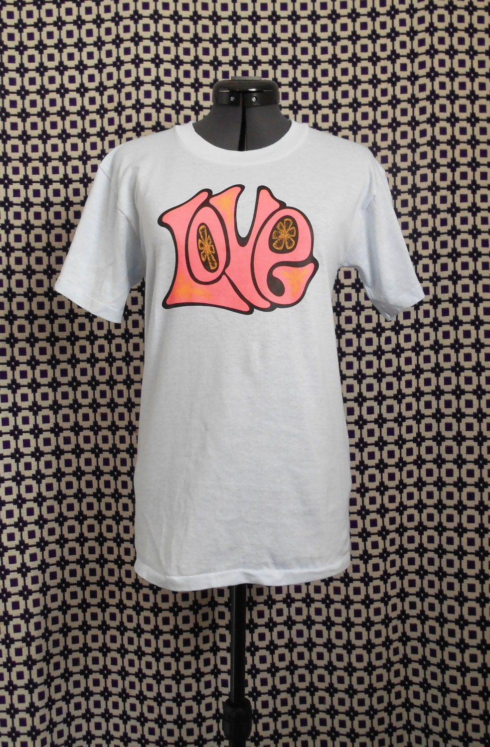 Sale vintage 70s blue Love Tshirt by RobsVintique on Etsy Sale vintage 70s blue Love Tshirt by RobsVintique on Etsy