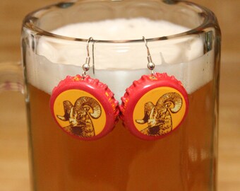 Shiner Bock Cap Earrings Shiner Bock Cap Earrings