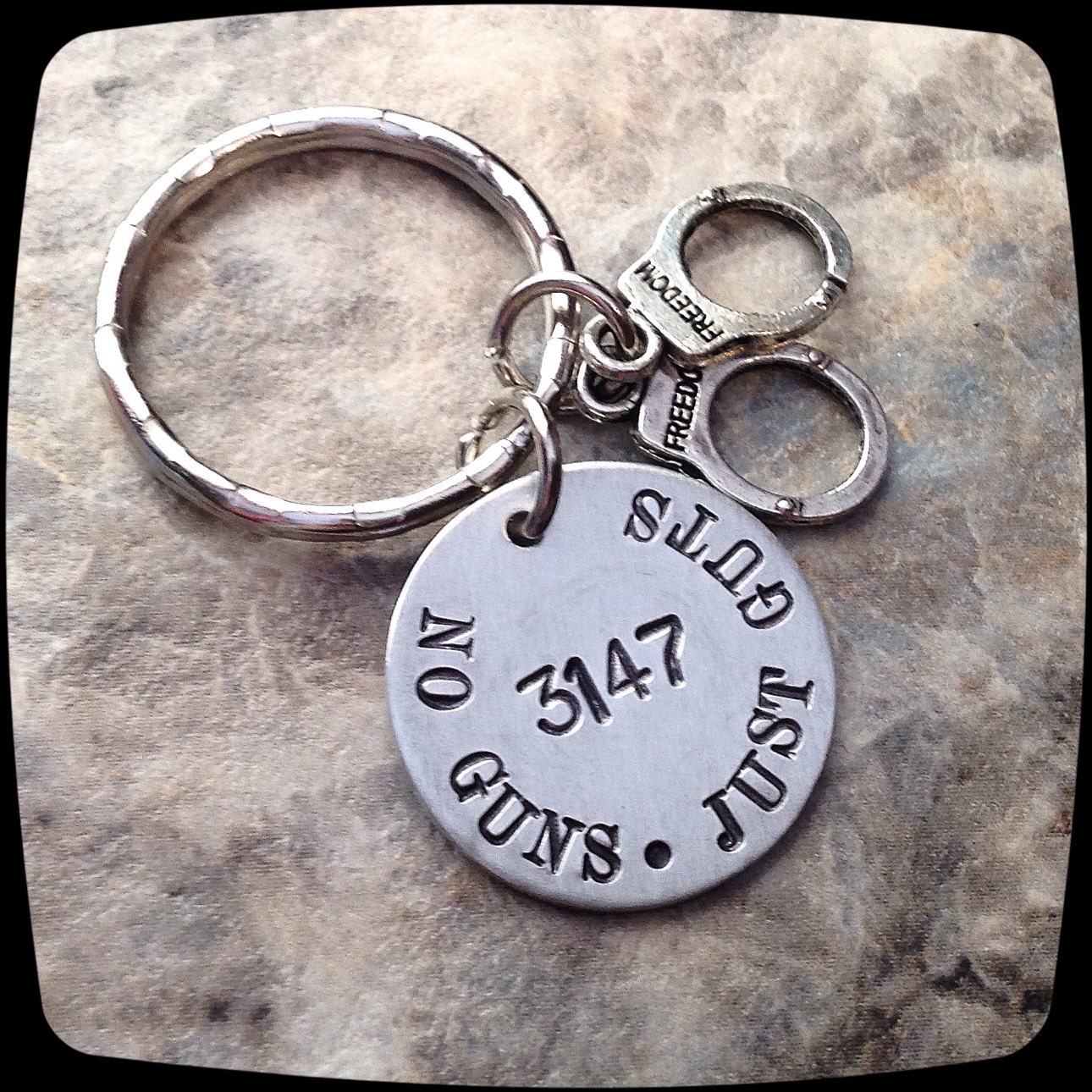 Correctional Officer Gift Keychain Key Ring By ThatKindaGirl