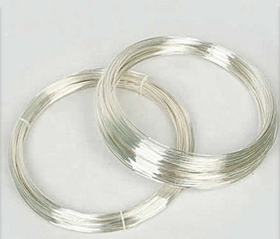 DIY jewelry of silver wire 22ga round solid 925 by Crapitall