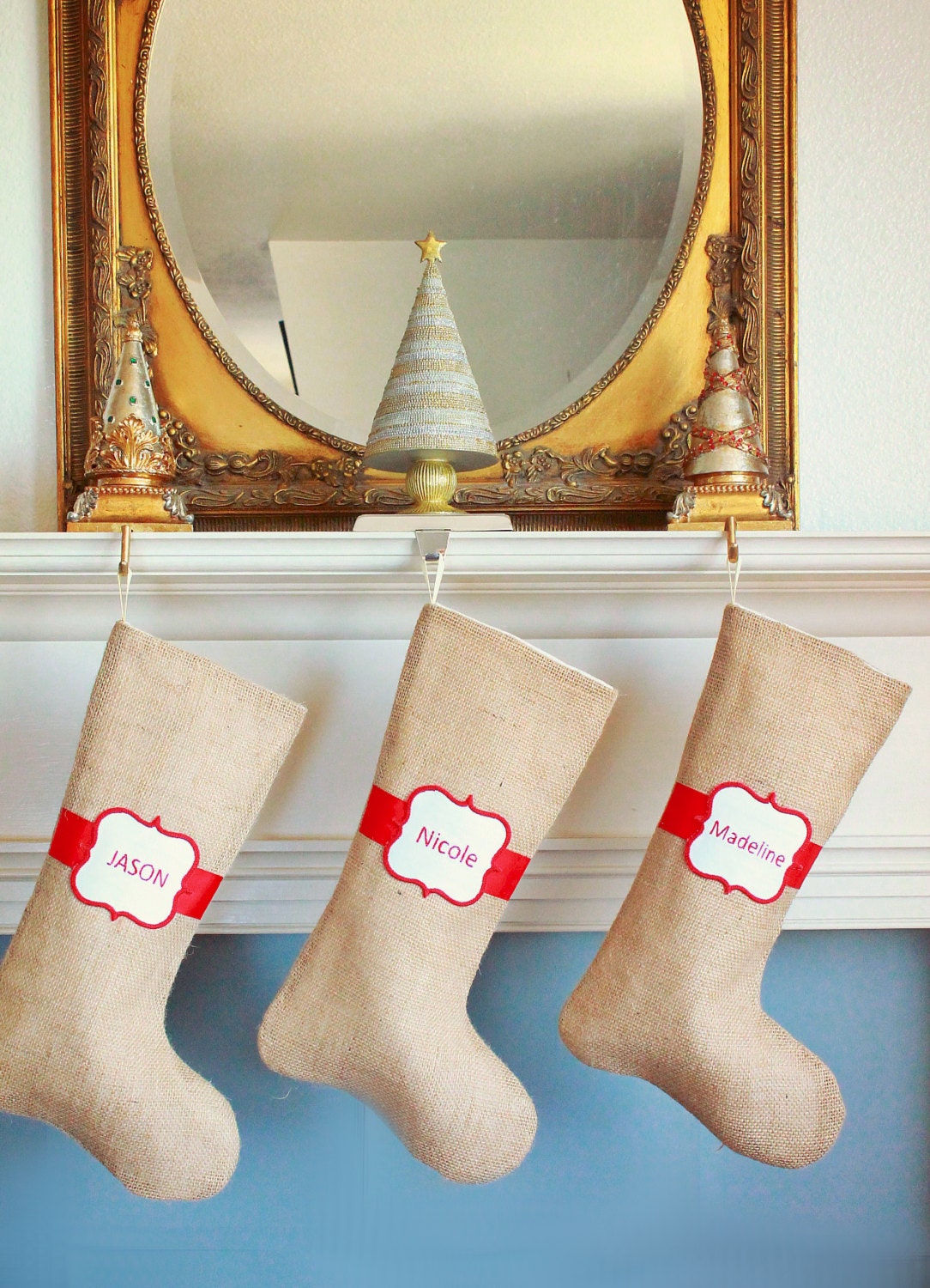 PERSONALIZED Christmas Stockings Custom By MonarcaDesigns