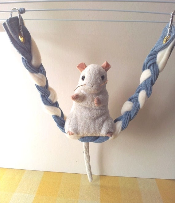 Short Pet Climbing Rope Hanging Rat Toy by