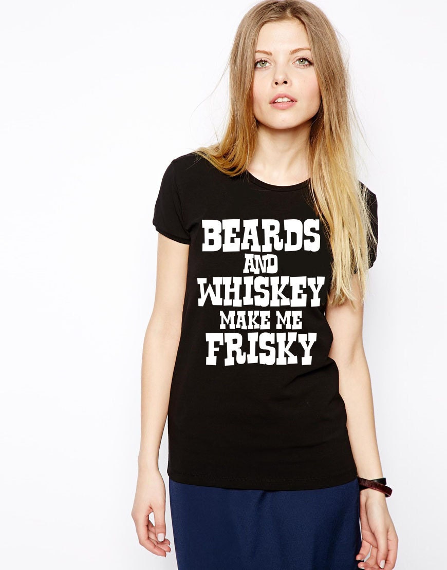 beards and whiskey shirt