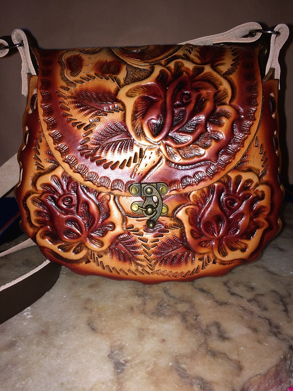 Hand Tooled Leather Purses From Mexico Iucn Water