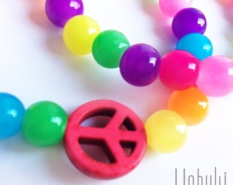 Items similar to gold or silver, plastic and metal chunky chain arm candy bracelet /// choose