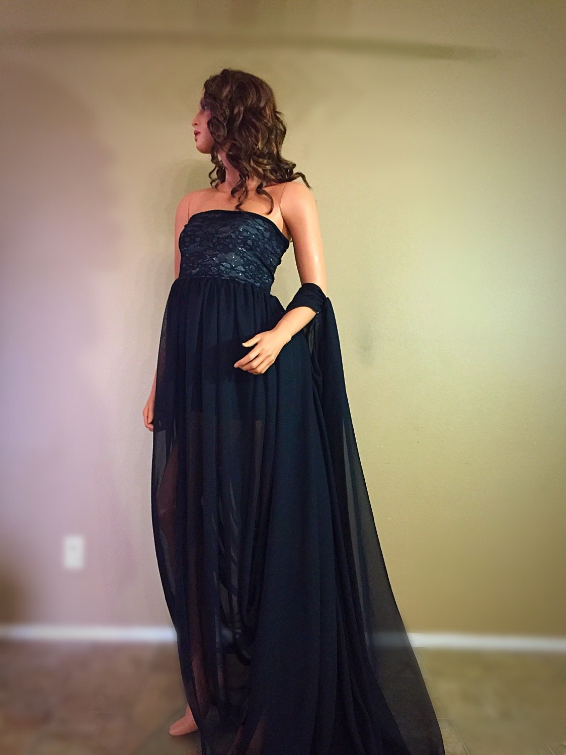 classic-black-maternity-gown-maternity-by-korinnartdesign-on-etsy