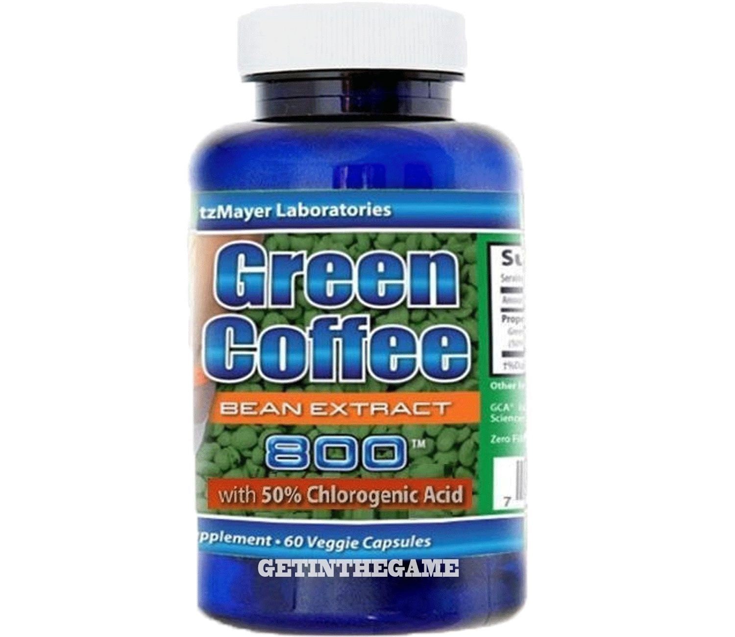 Pure Green Coffee Bean Extract 60 Capsules 800mg By OrmusOrgone