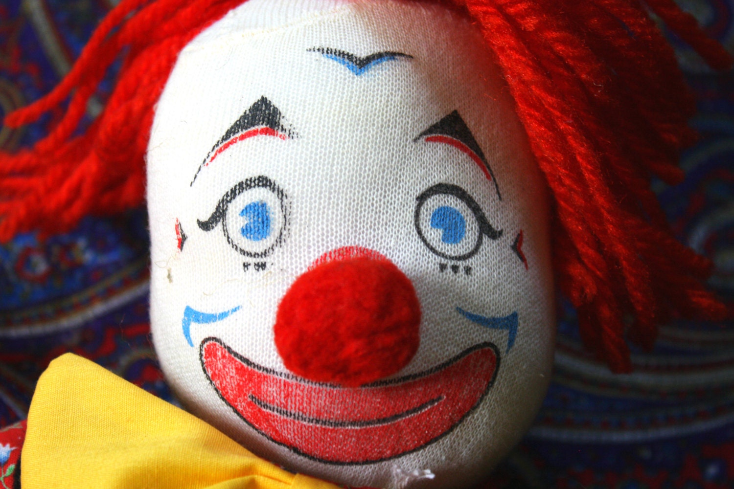 cute clown stuffed animal