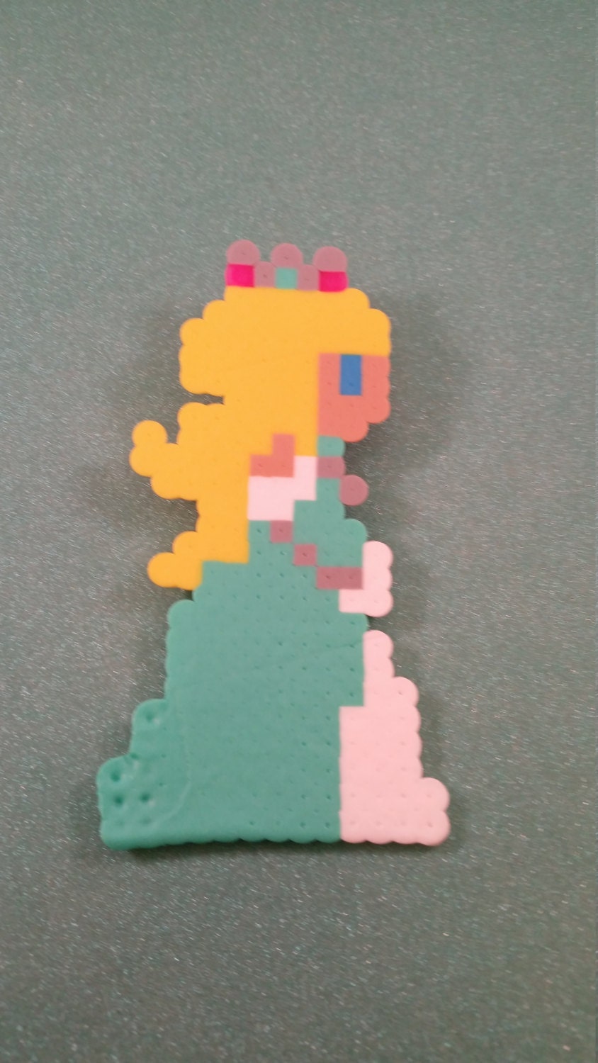 Mario Perler Bead Art Magnet Rosalina Perler By MaidenLoliland