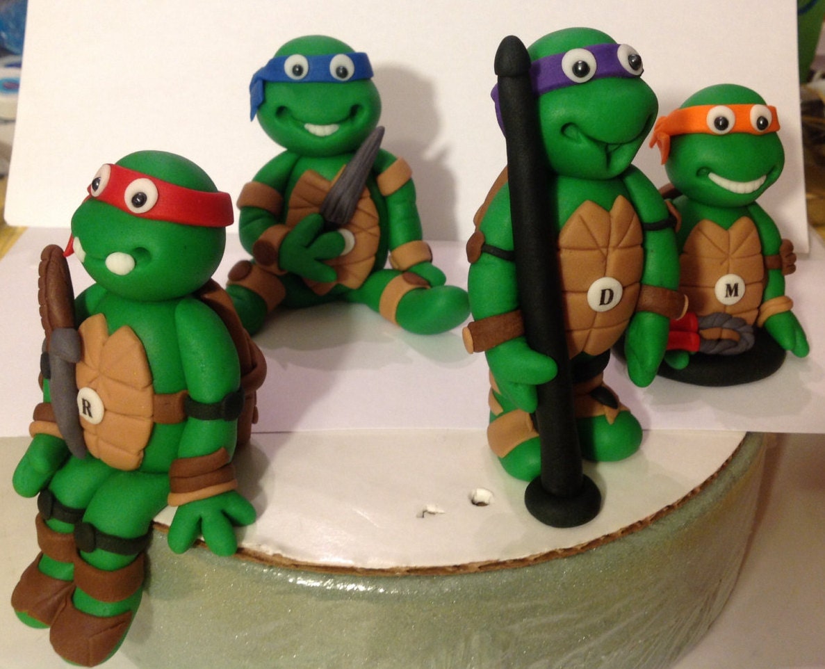 Teenage Mutant Ninja Turtles Fondant Cake By AfterHoursCakery