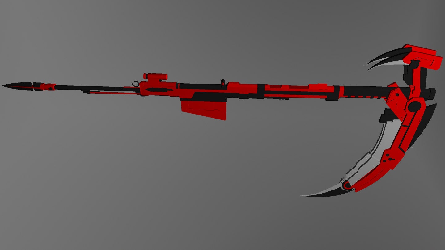 Rwby Crescent Rose D Model Fan Recreation