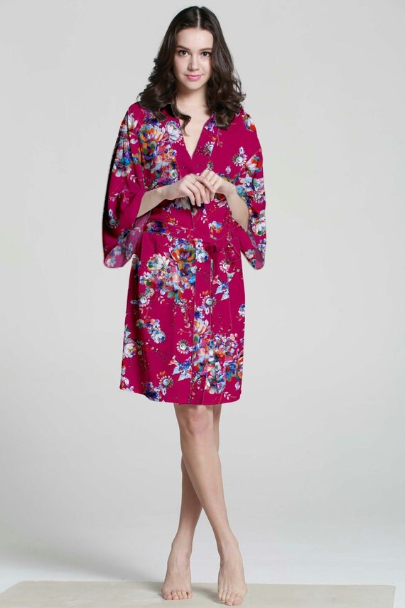 flowy bathrobe