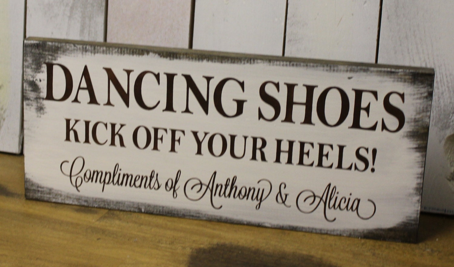 Dancing Shoes Sign Kick Off Your