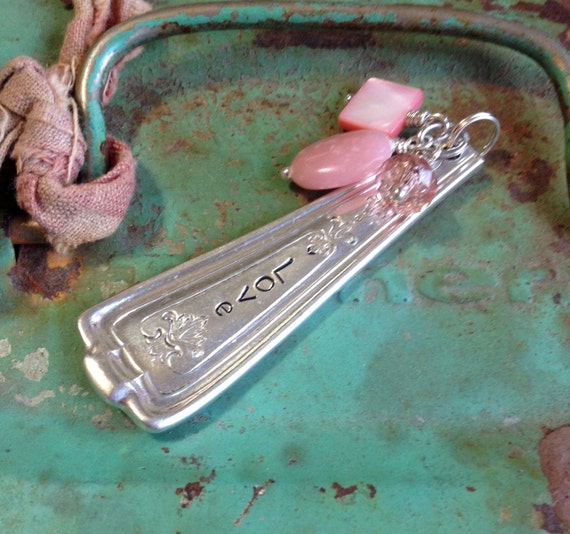 Stamped Vintage Upcycled Spoon Fork Jewelry By Juliesjunquetique