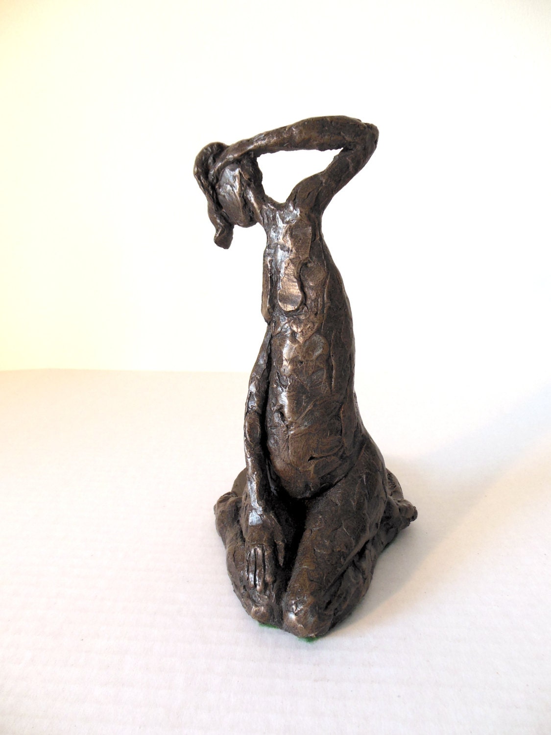 Female Nude Statue Mid Century Bronze