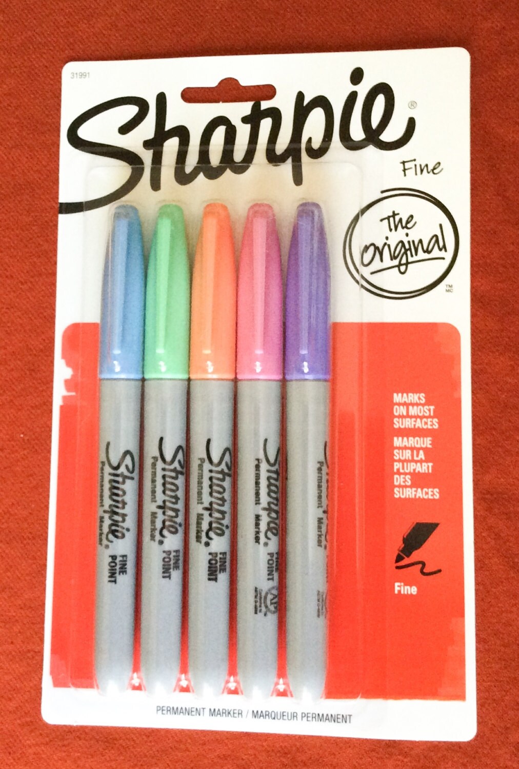 Sharpie Pastel Markers 5 Colored Sharpies Fine Point by TrulyTina