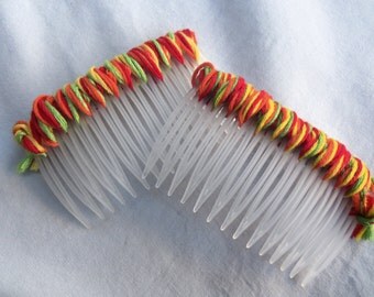 Items similar to Crystal Hair Comb Brooch "Mia" on Etsy
