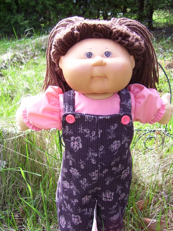 Cabbage Patch Doll Clothes Corduroy Overalls Set by Sewingkat2