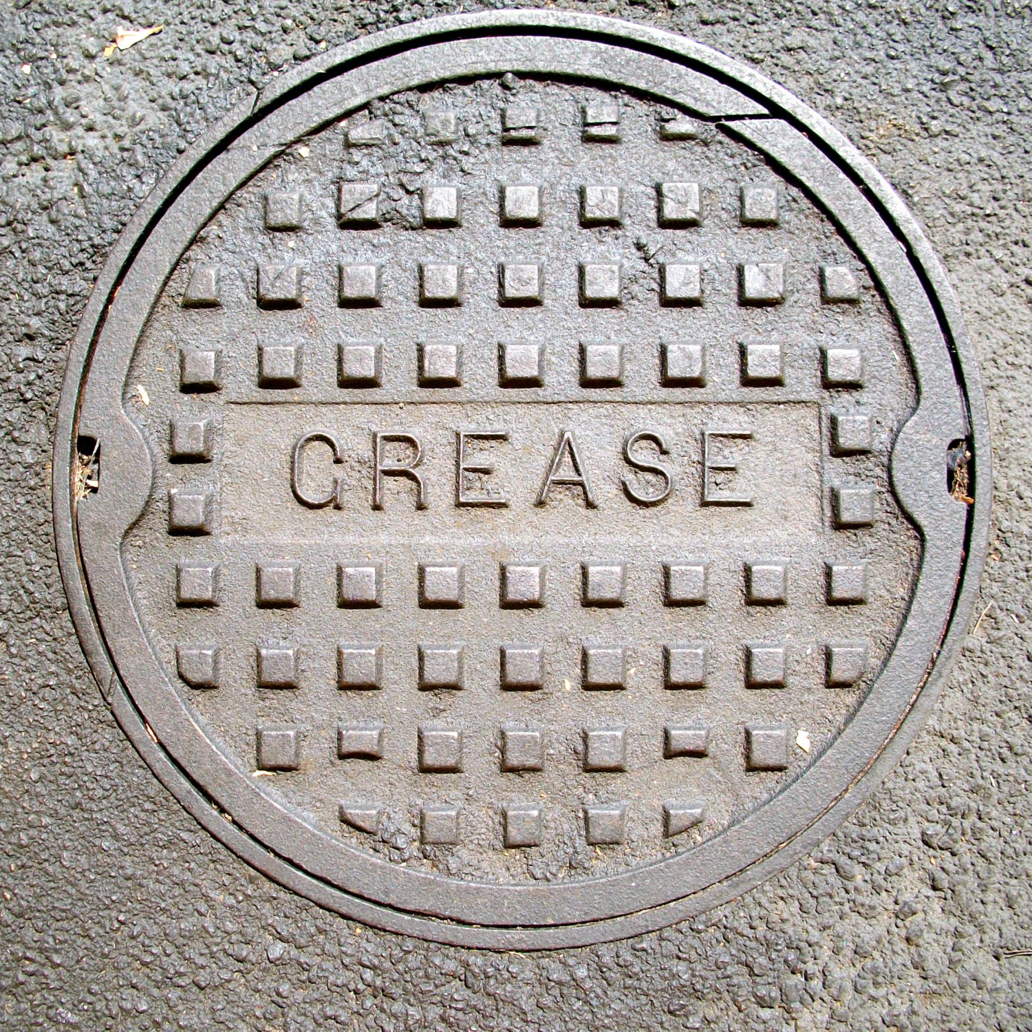 Grease Manhole Cover 2 Photo G2N2 By StreetIron On Etsy