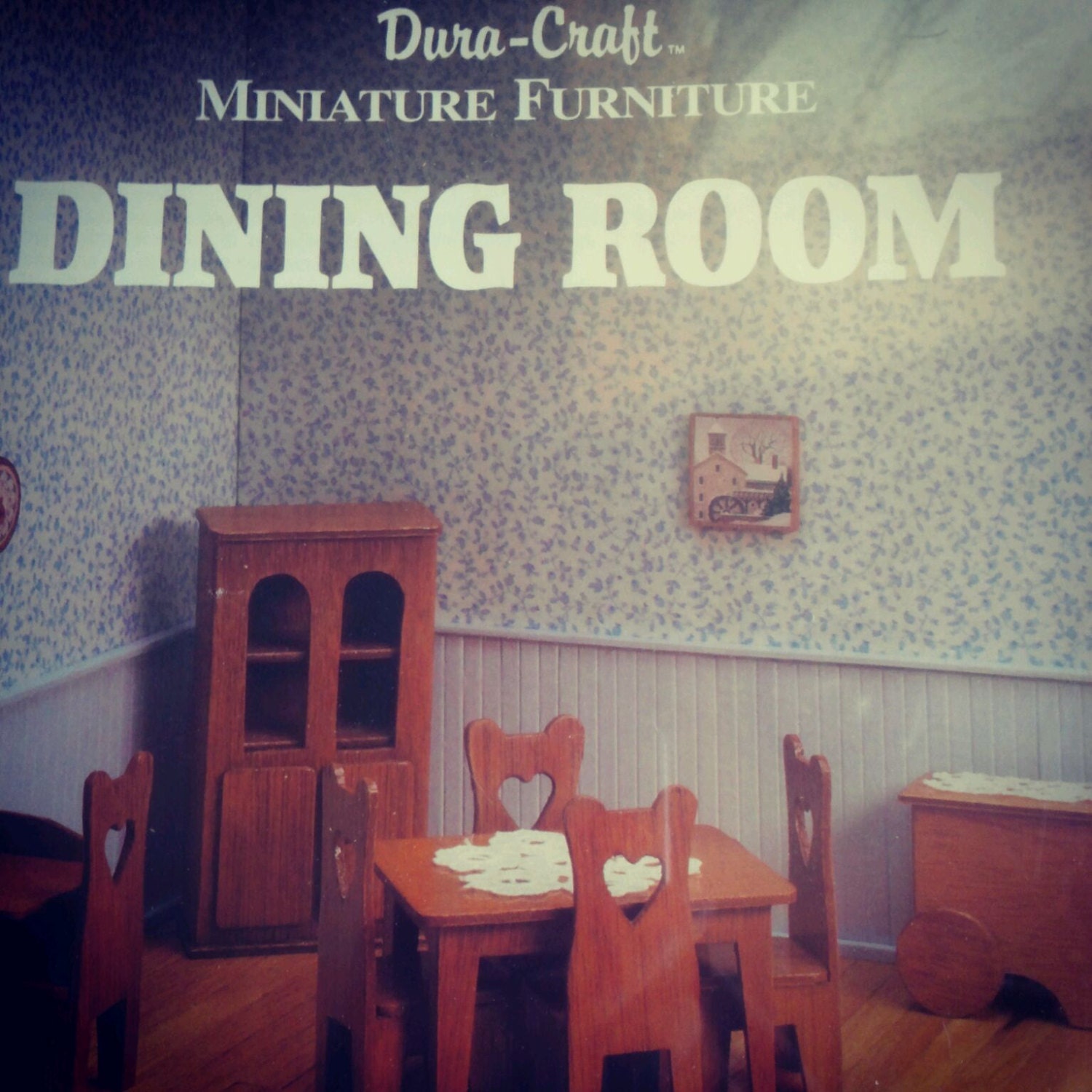 Dura Craft Miniature Furniture Kit Dining Room by EmilysCraftys