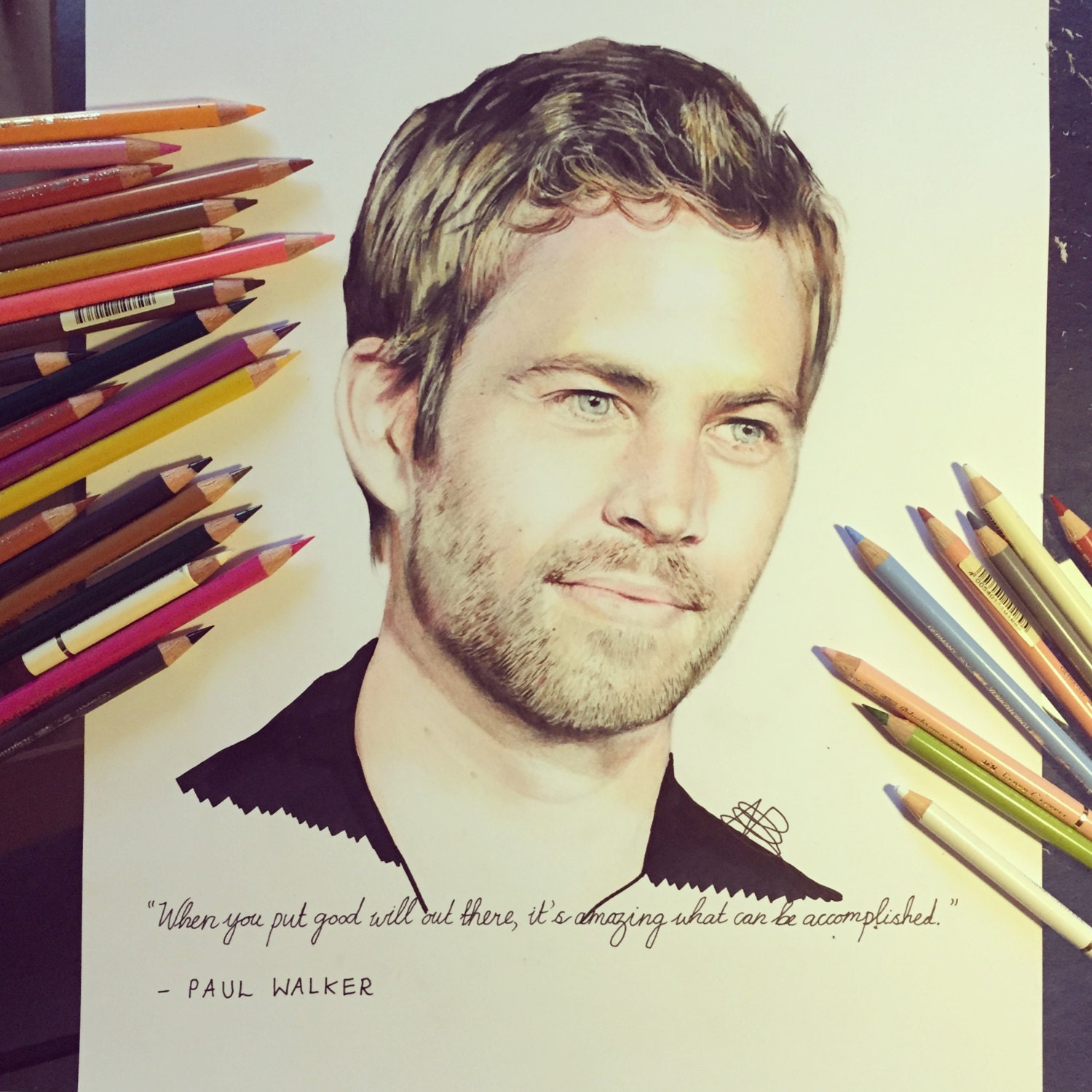 Paul Walker Sketch