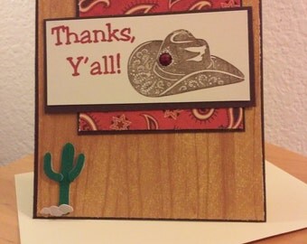 western thank you on Etsy, a global handmade and vintage marketplace.