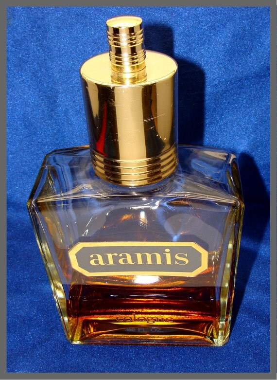Rare Aramis giant factice glass bottle vintage by BECKSRELICS