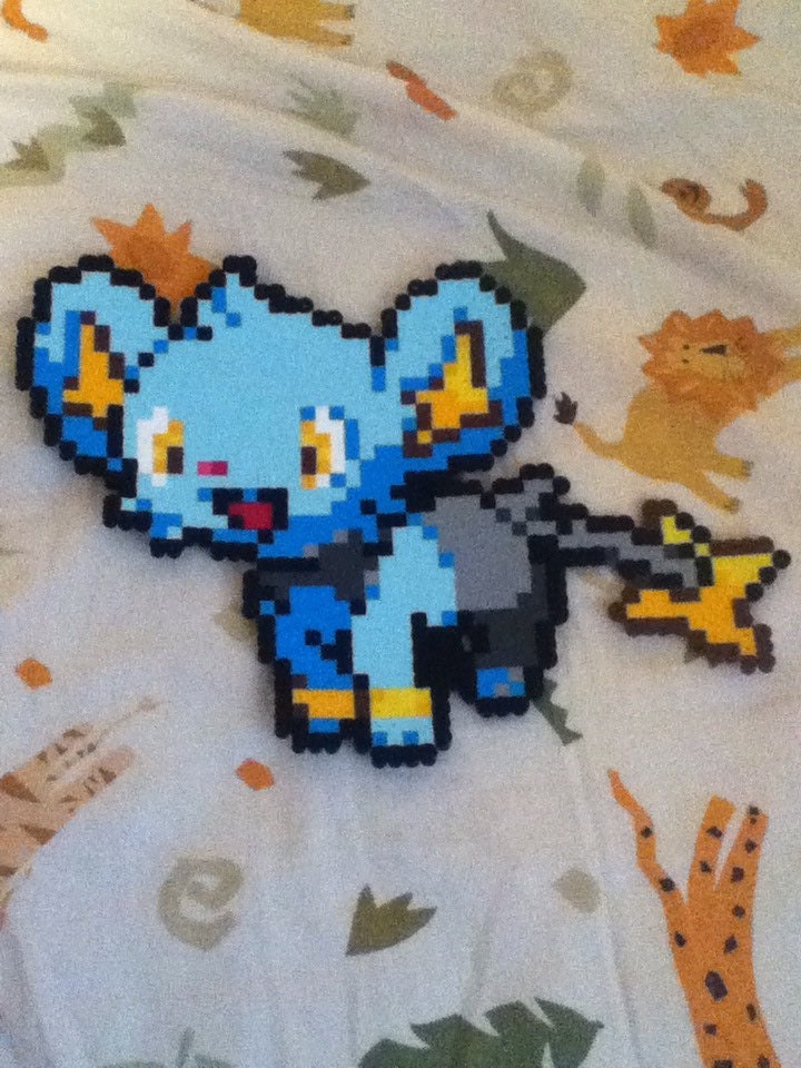 Shinx Perler Bead Sprite By PokePerlerPalace On Etsy