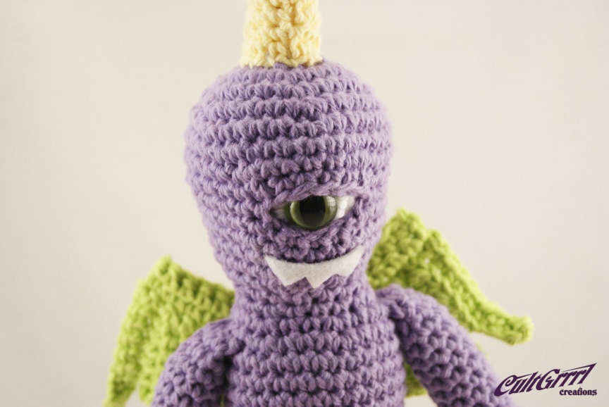 one eyed one horned flying purple people eater stuffed animal