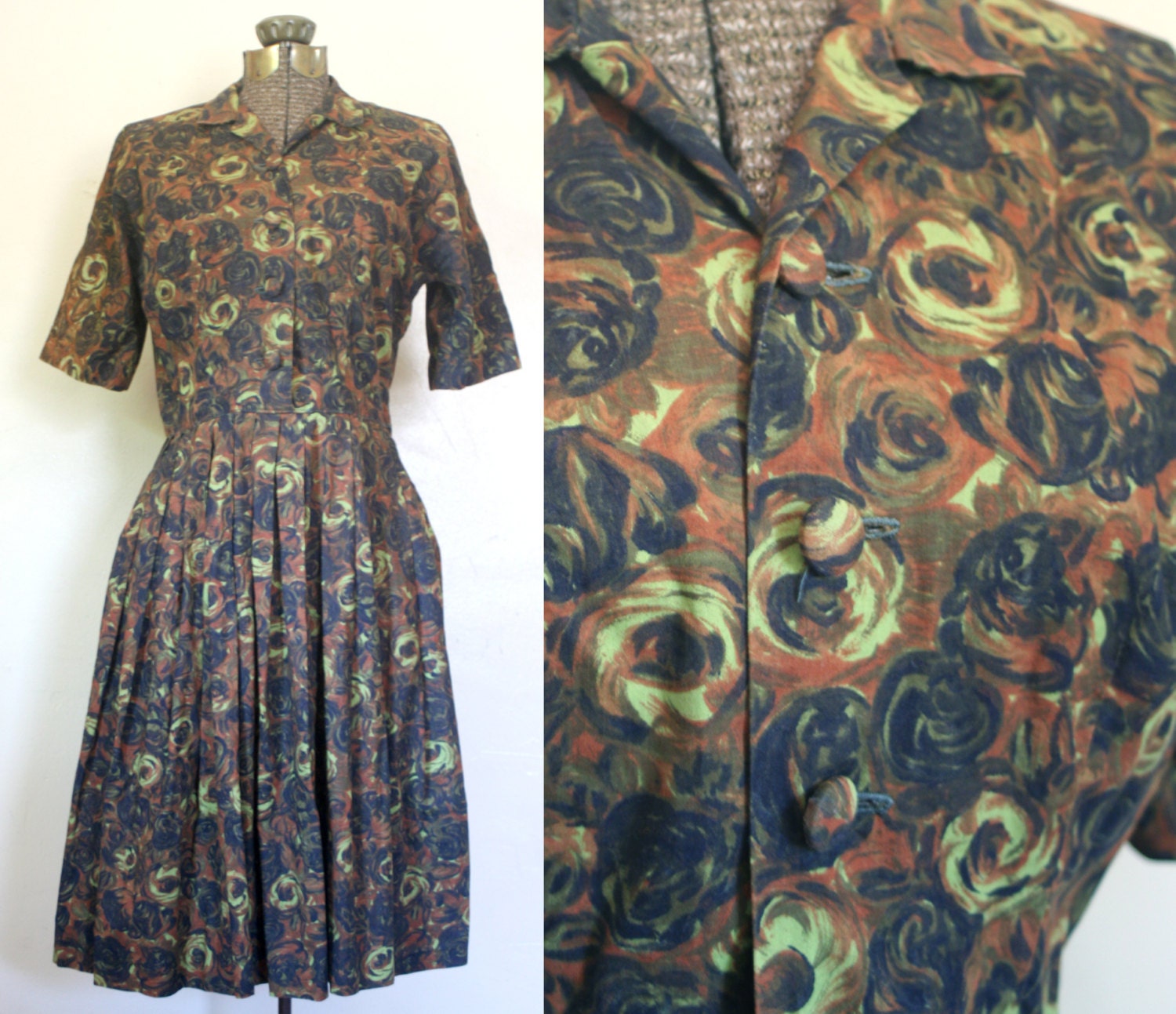 60s shirt dress