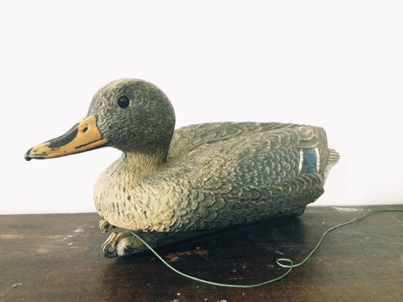 Vintage Mallard Duck Decoy Made In Italy By RecollectShop On Etsy
