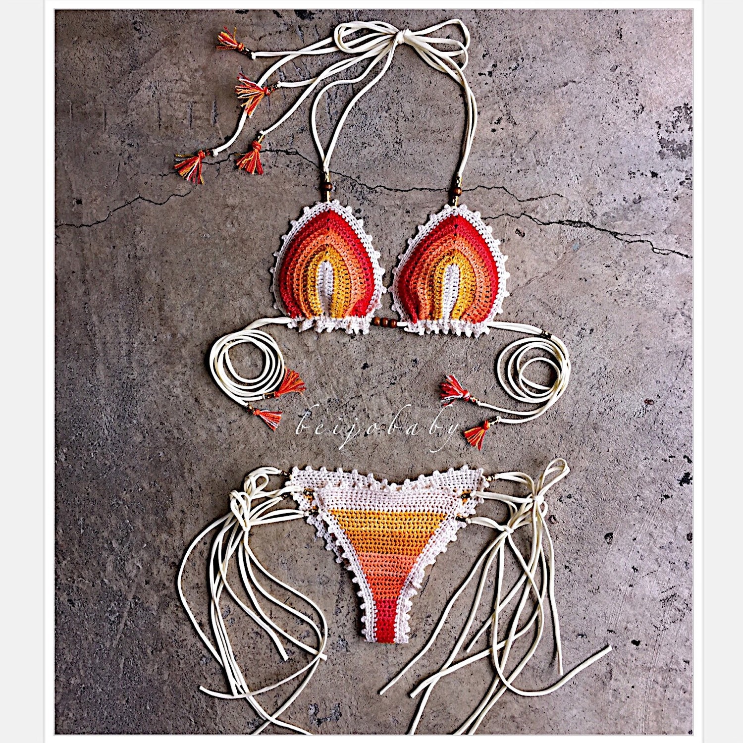 Sol E Mar Bikini By Beijobaby On Etsy