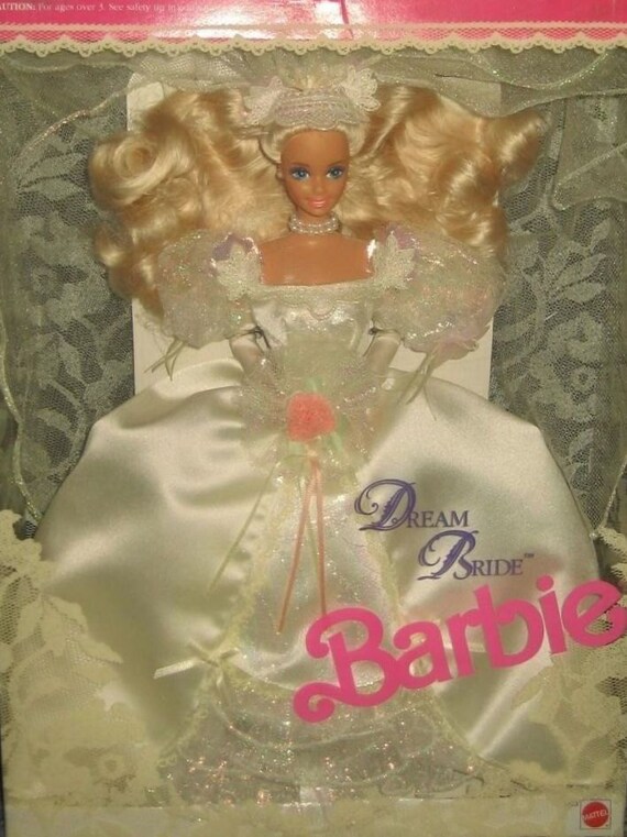 Vintage 1991 Mattel Inc Dream Bride Barbie Doll By Circatrends