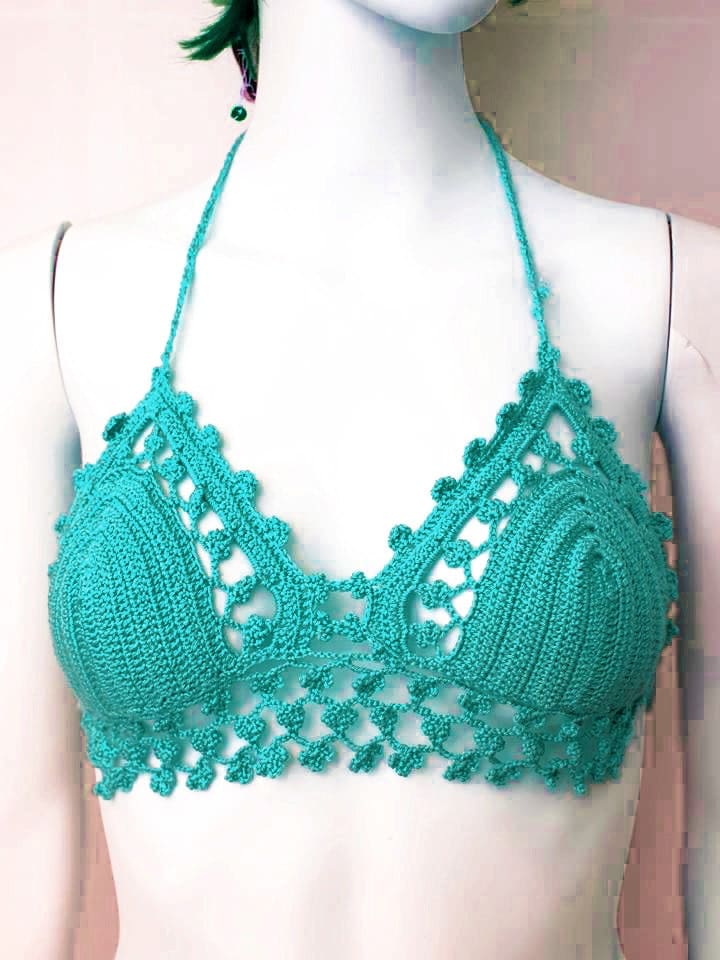 Crochet Bikini Top Lace Crochet Bikini Top Summer Sexy