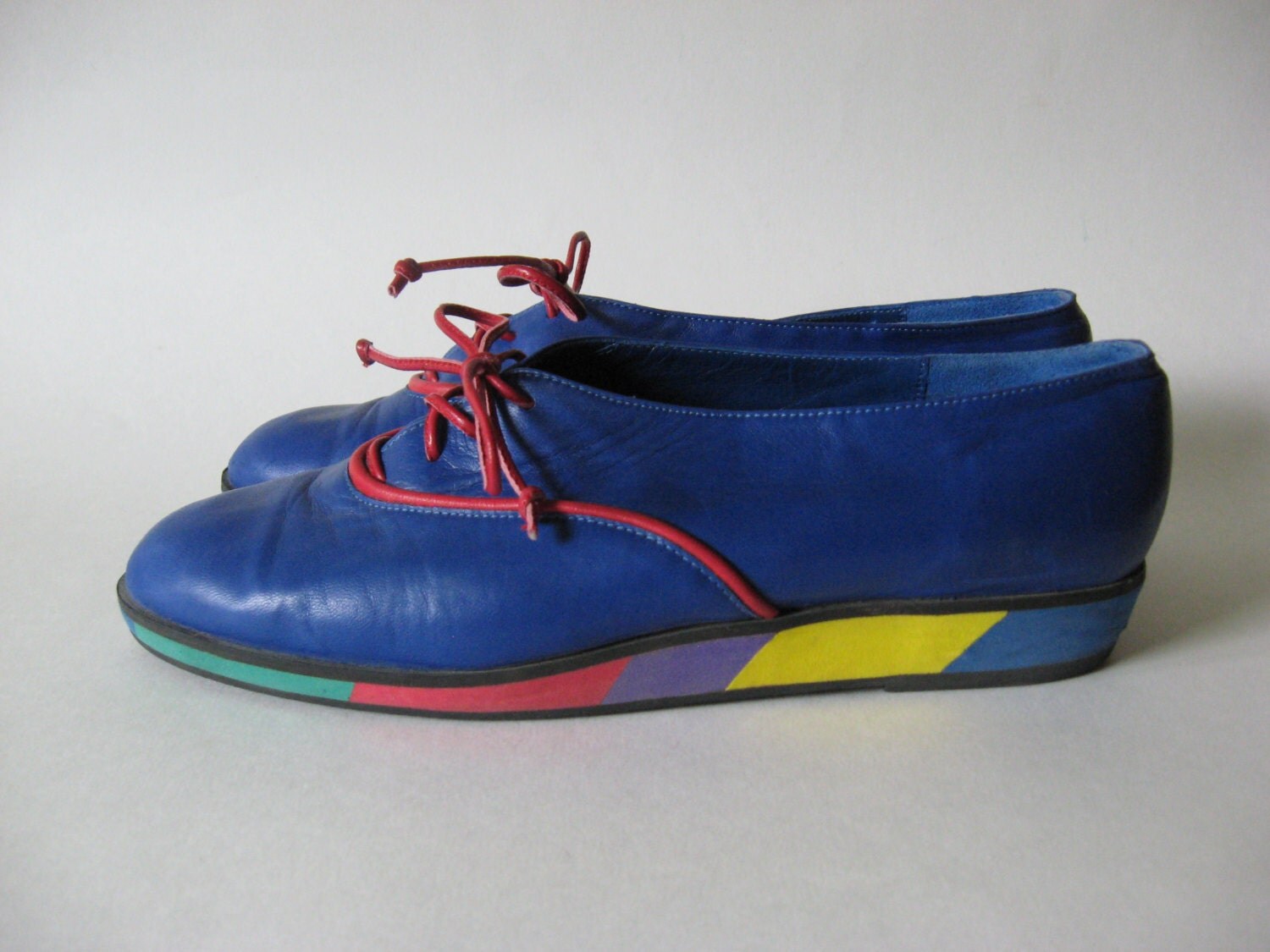 Stylin' 80s Euro vintage soft leather oxford shoes women's 6 Spain