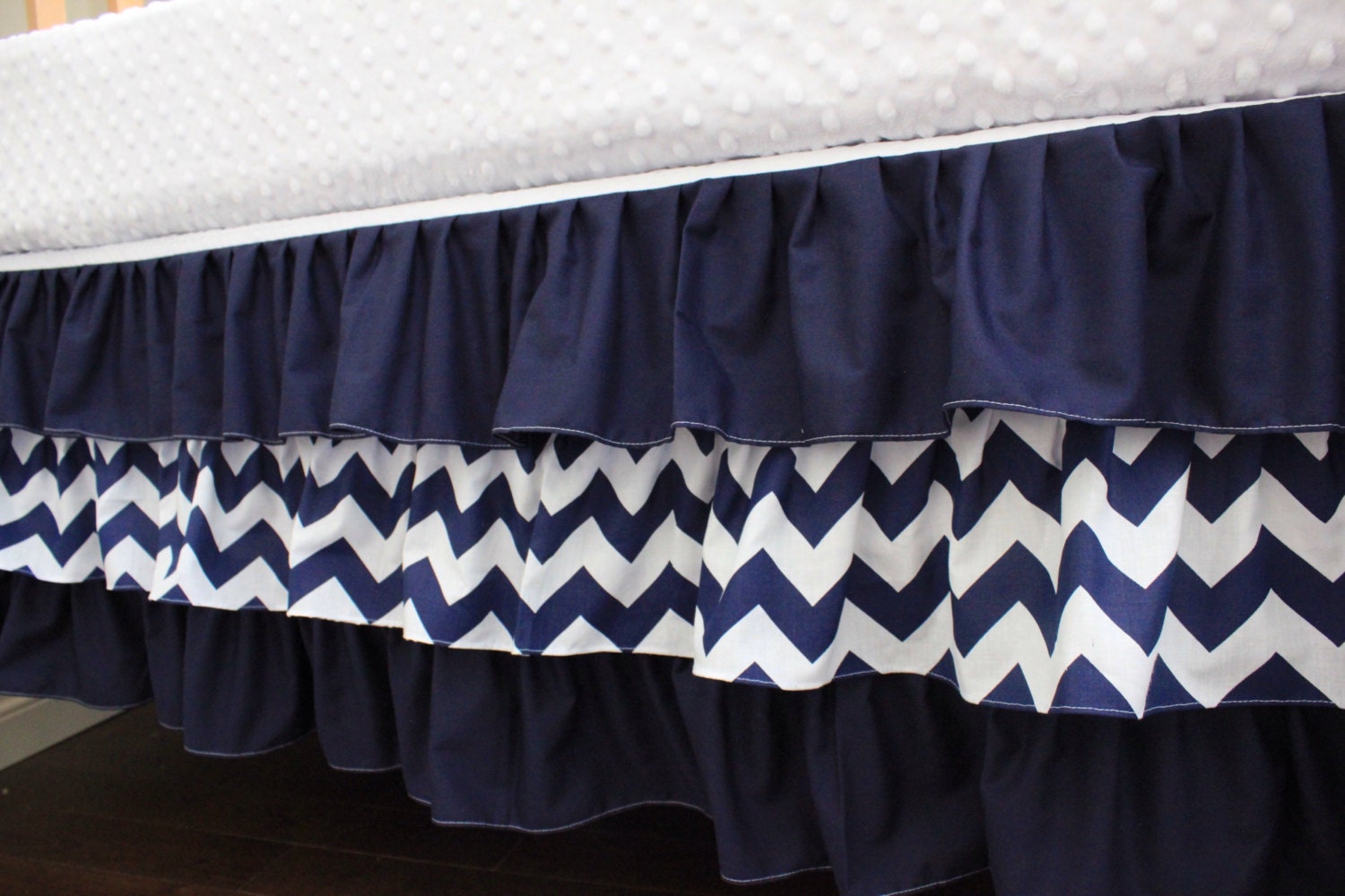 Items similar to 4 Tier Ruffle Baby Crib Set on Etsy