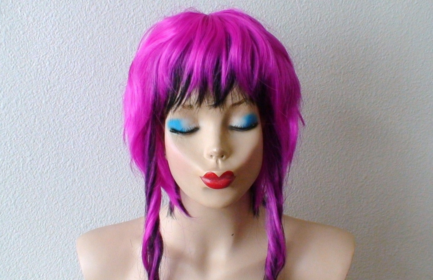 5. Ramona Flowers Blue Hair Wig - wide 8