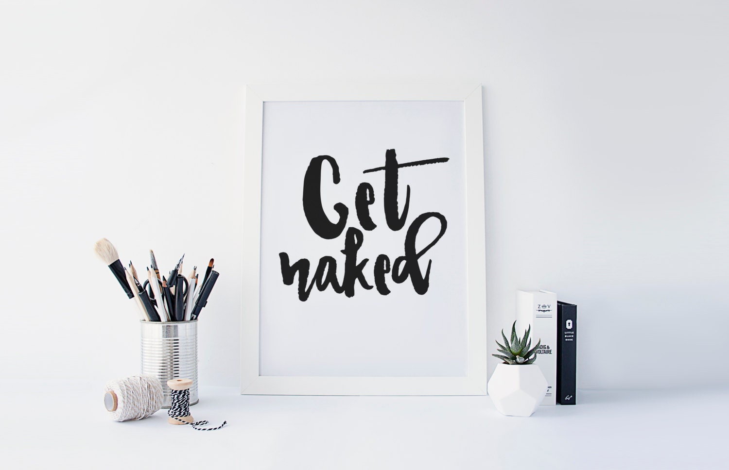 Get Naked Poster Printable Poster Bathroom Art Typography Hot Sex Picture